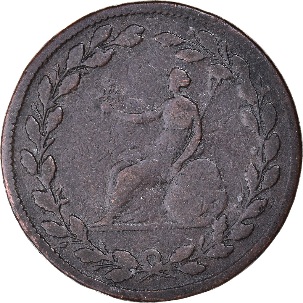 Great Britain, Halfpenny Token, Lion & Britannia, 1813, VF(20-25), Copper