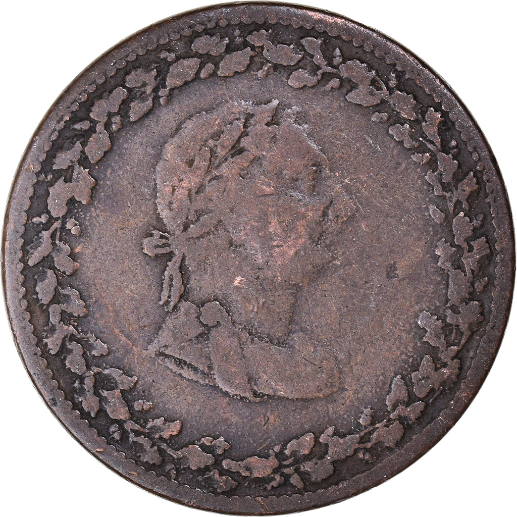 Canada, Halfpenny Token, George III, Tiffin token, 1812, Bas-Canada, VF(30-35)