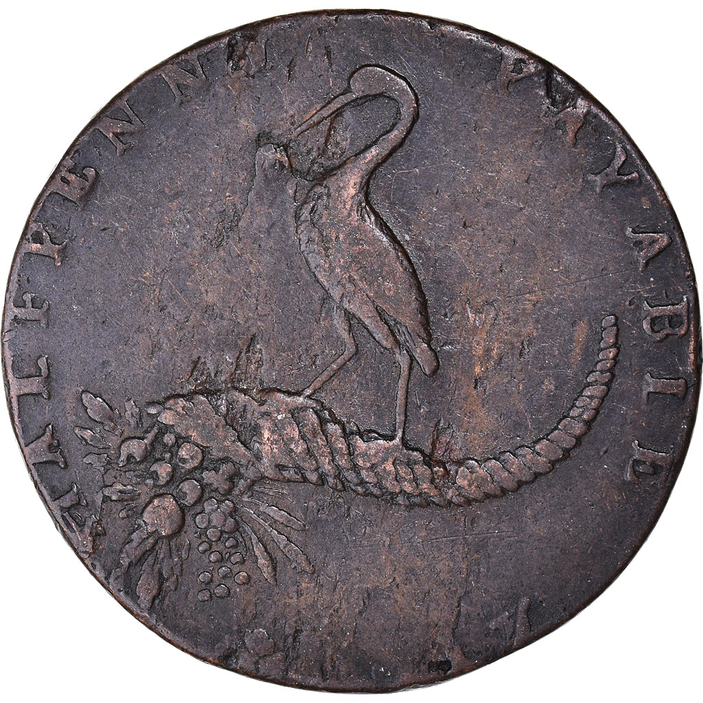 Great Britain, Halfpenny Token, Birming. company, VF(30-35), Copper