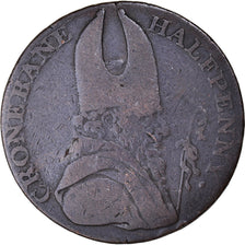 United Kingdom, Halfpenny Token, Liverpool, cronebane, VF(30-35), Copper