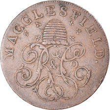 Great Britain, Halfpenny Token, Macclesfield, 1789, EF(40-45), Copper