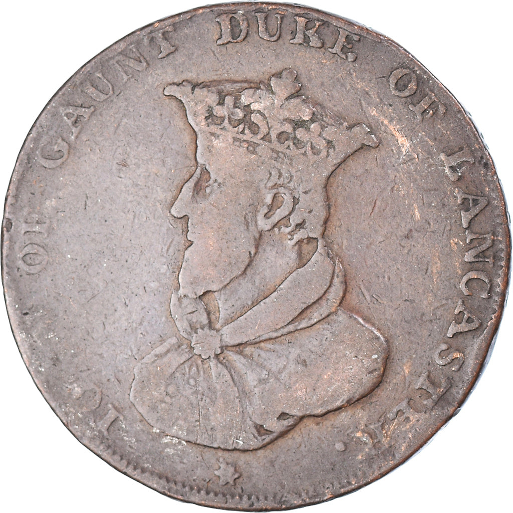 Grã-Bretanha, Halfpenny Token, John of Gaunt, Lancaster, condor token, 1794