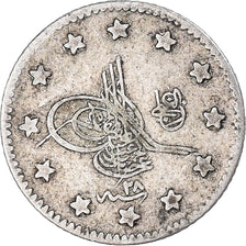 Coin, Turkey, Abdul Hamid II, Kurush, 1902 / AH 1293//28, Qustantiniyah