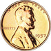 Coin, United States, Lincoln Cent, Cent, 1957, U.S. Mint, Philadelphia, MS(63)