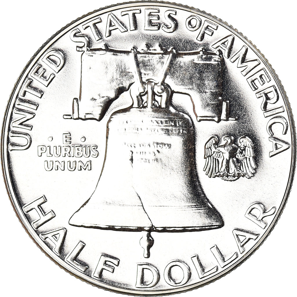 Coin, United States, Franklin Half Dollar, Half Dollar, 1957, U.S. Mint