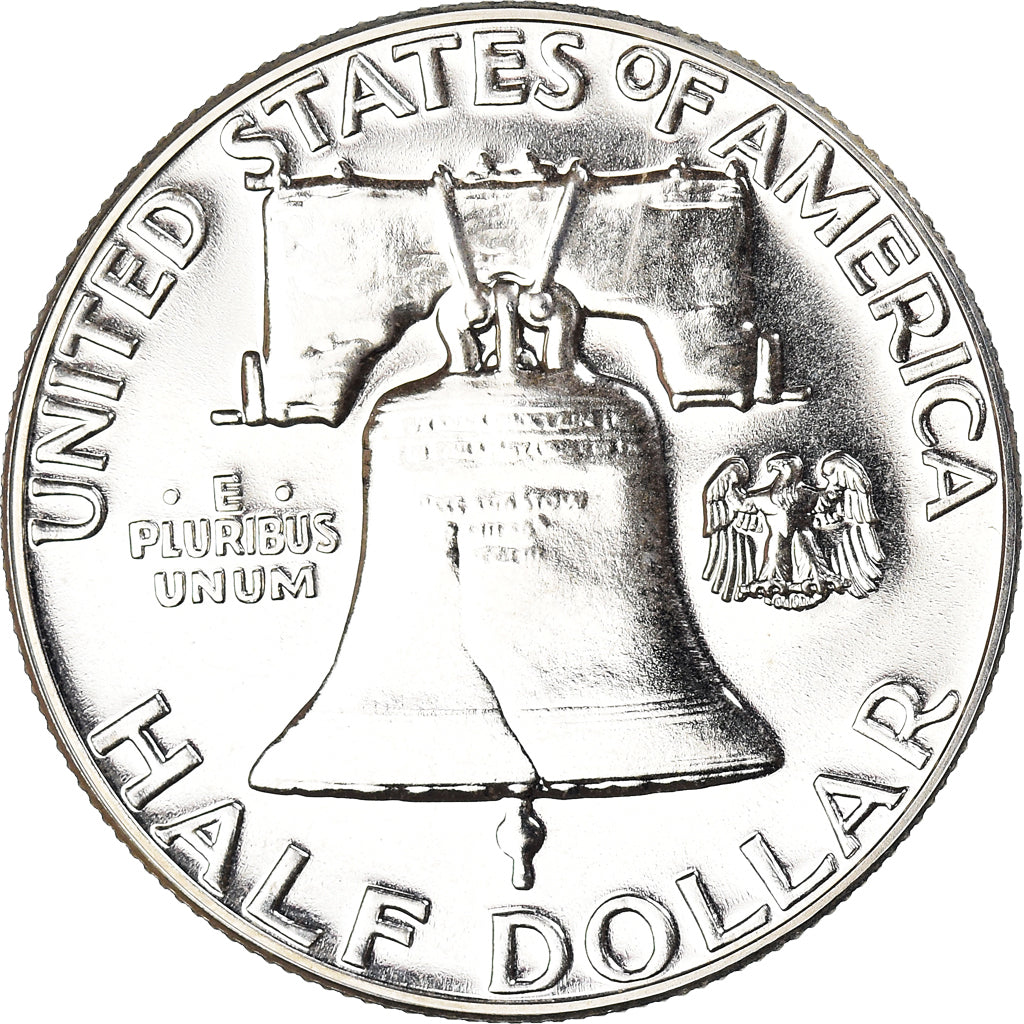 Coin, United States, Franklin Half Dollar, Half Dollar, 1957, U.S. Mint