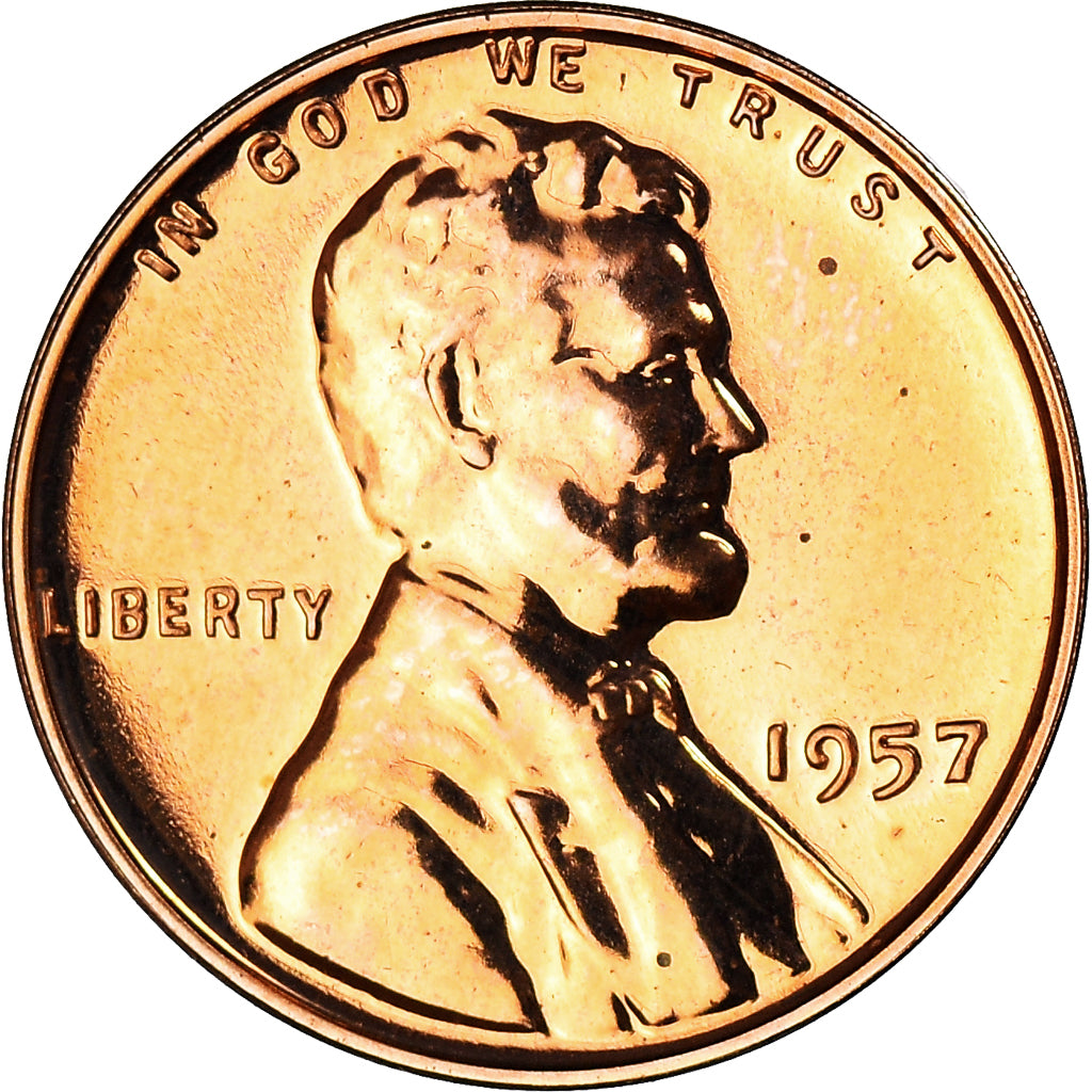 Münze, Vereinigte Staaten, Lincoln Cent, Cent, 1957, U.S. Mint, Philadelphia