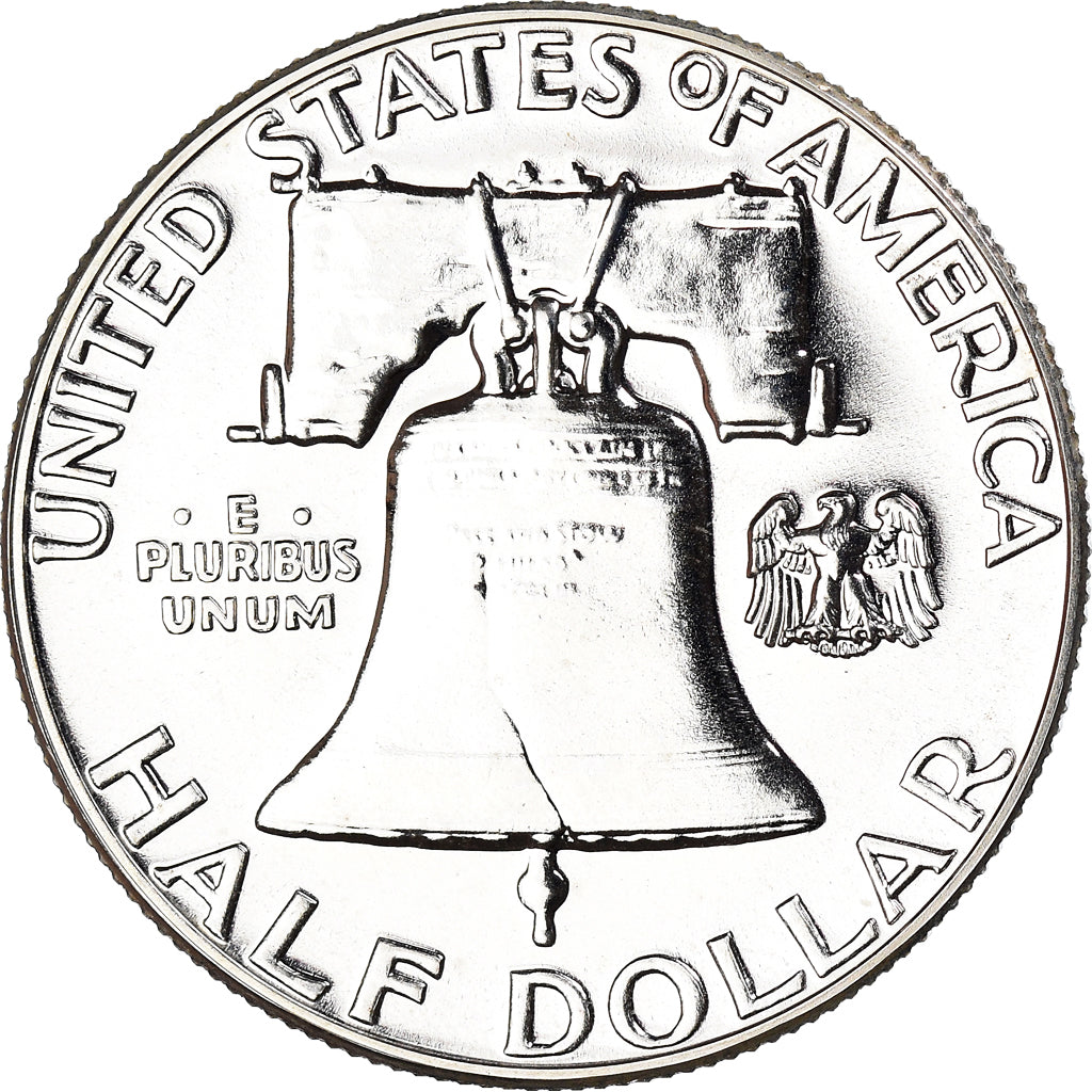Coin, United States, Franklin Half Dollar, Half Dollar, 1957, U.S. Mint