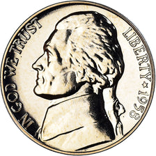 Moneda, Estados Unidos, Jefferson Nickel, 5 Cents, 1958, U.S. Mint