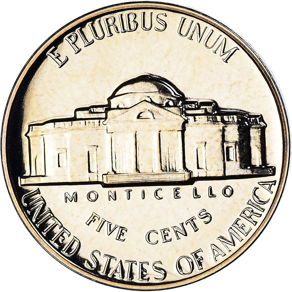 Moneda, Estados Unidos, Jefferson Nickel, 5 Cents, 1958, U.S. Mint