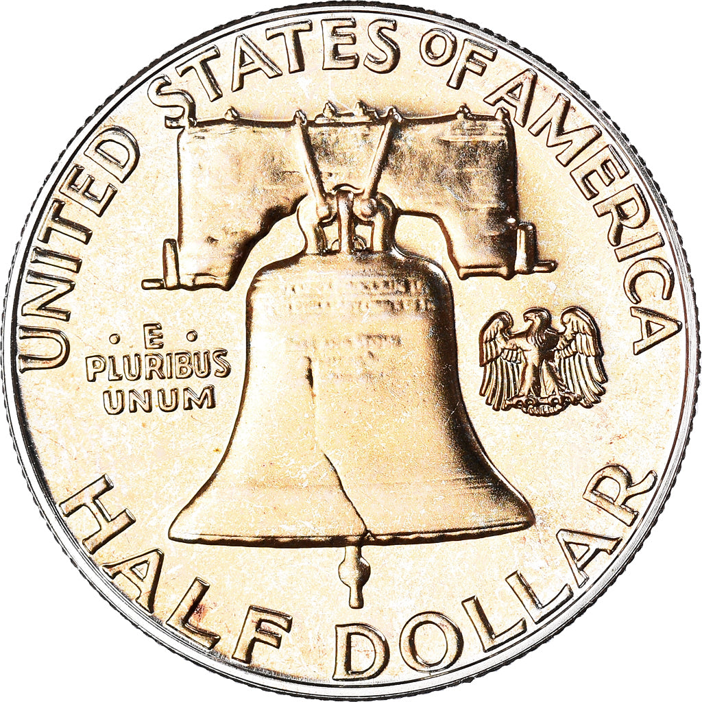 Coin, United States, Franklin Half Dollar, Half Dollar, 1963, U.S. Mint