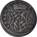 Coin, LIEGE, John Theodore, 2 Liards, 1752, Liege, Frappe décentrée