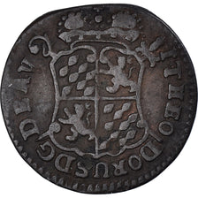 Monnaie, Liège, John Theodore, Liard, 1744, Liege, TTB, Cuivre, KM:146