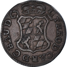 Coin, LIEGE, John Theodore, Liard, 1751, Liege, AU(50-53), Copper, KM:155