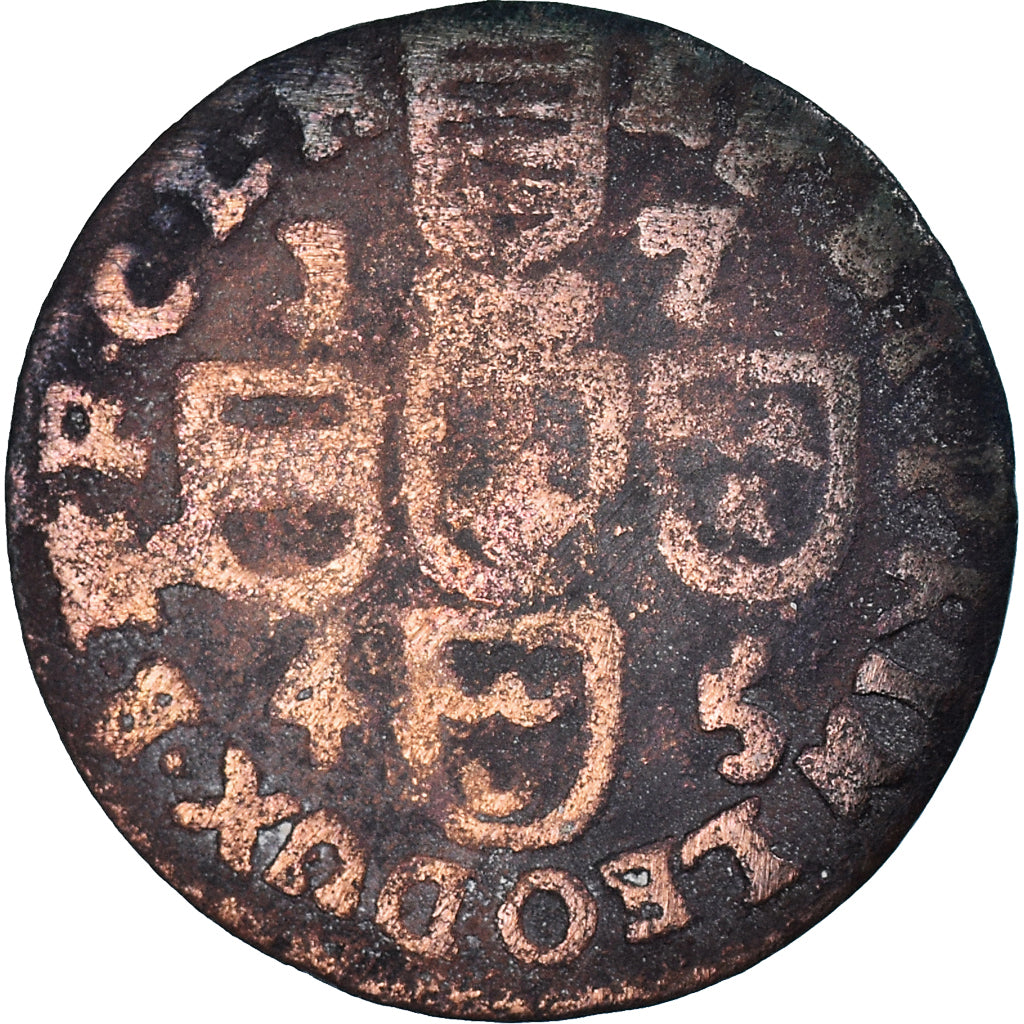 Coin, LIEGE, John Theodore, Liard, 1745, Liege, VF(20-25), Copper, KM:146