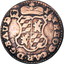 Coin, LIEGE, John Theodore, Liard, 1751, Liege, VF(30-35), Copper, KM:155