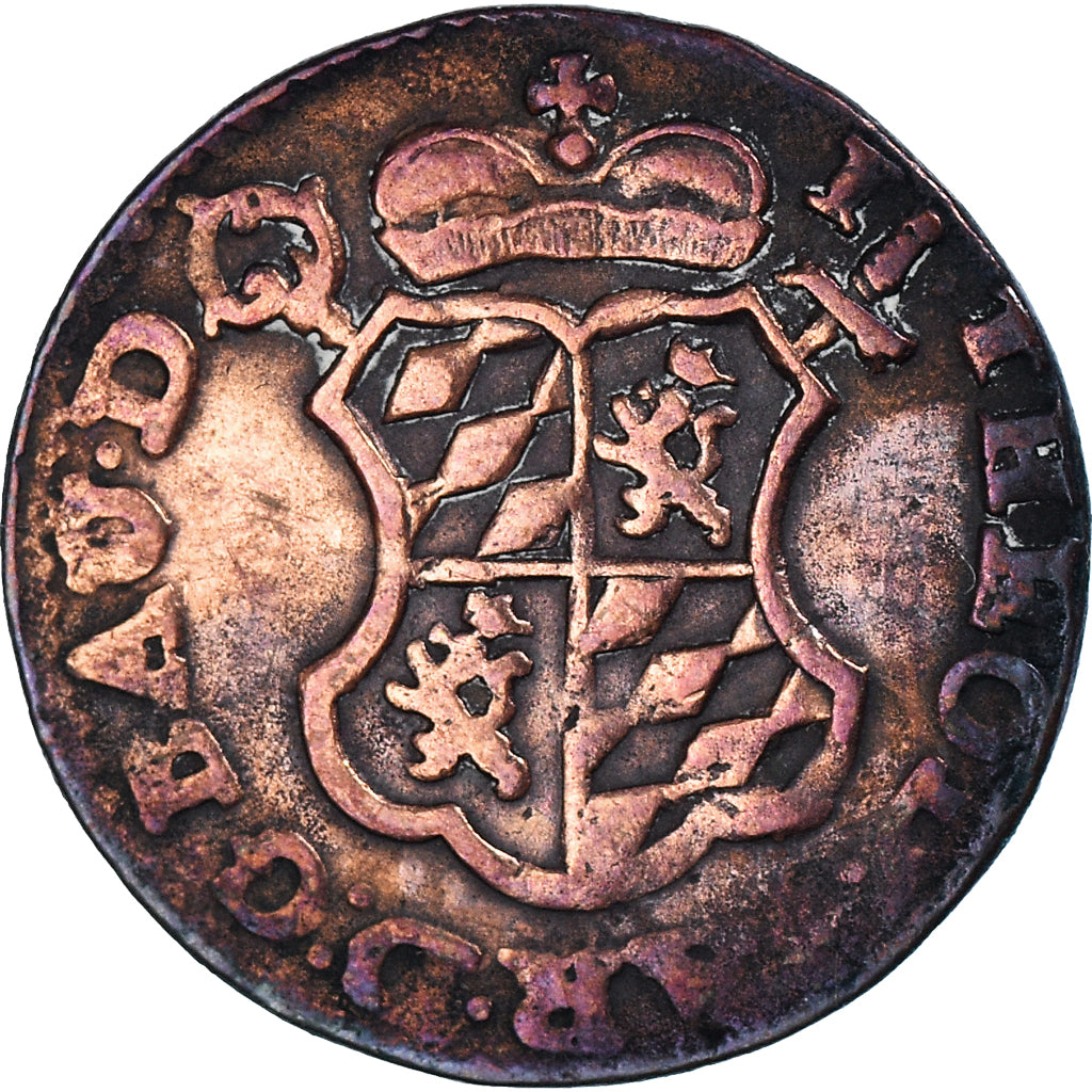 Coin, LIEGE, John Theodore, Liard, 1752, Liege, VF(30-35), Copper, KM:155