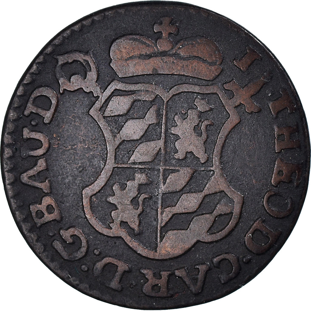 Munten, LUIK, John Theodore, Liard, 1752, Liege, ZF, Koper, KM:155