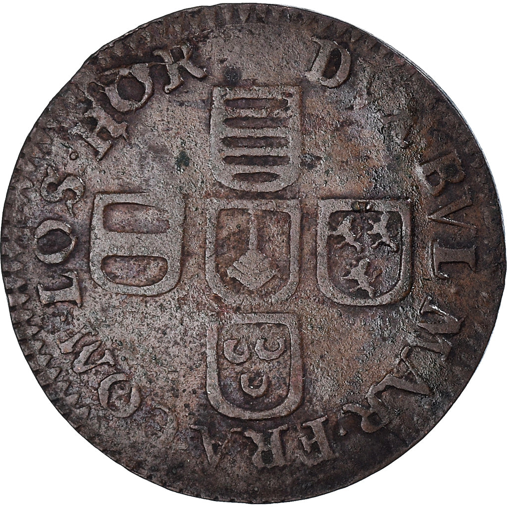Monnaie, Liège, John Louis, Liard, 1691, Liege, TTB, Cuivre, KM:96