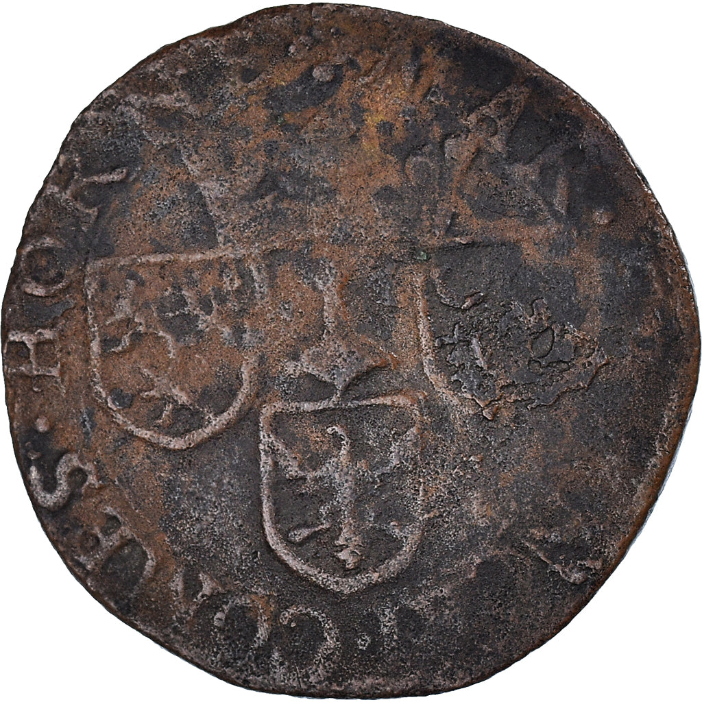 Coin, LIEGE, Ferdinand, Liard, Liege, VF(30-35), Copper, KM:31