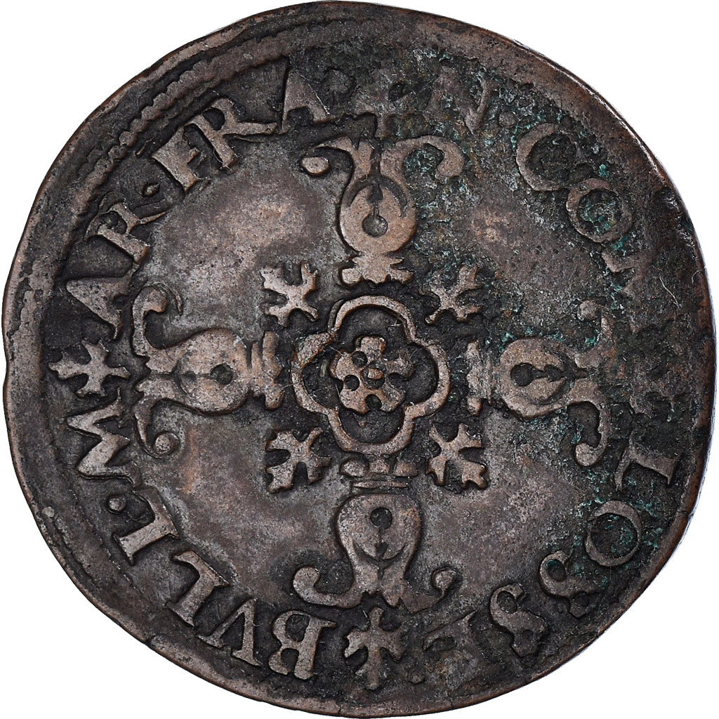 Coin, LIEGE, Gerard De Groesbeeck, brûlé de 16 sols, Hasselt, EF(40-45)