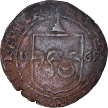 Monnaie, Liège, Gerard De Groesbeeck, brûlé de 6 sols, 1565, Liege, TB