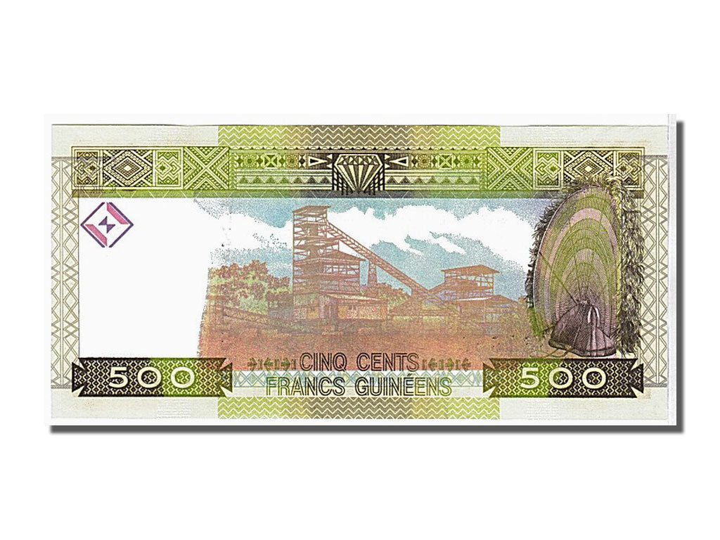 Banconote, Guinea, 500 Francs, 2006, KM:39a, FDS