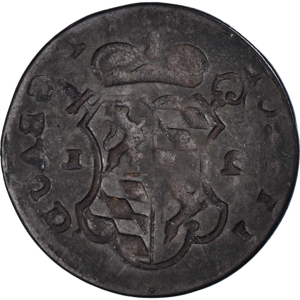 Coin, LIEGE, Jean-Théodore, 2 Liards, Liege, Incuse strike, VF(30-35), Copper