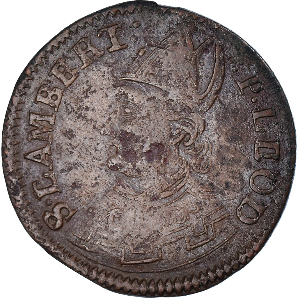 Coin, LIEGE, Principalty of Liege, Sede Vacante, Liard, 1688, Liege, EF(40-45)