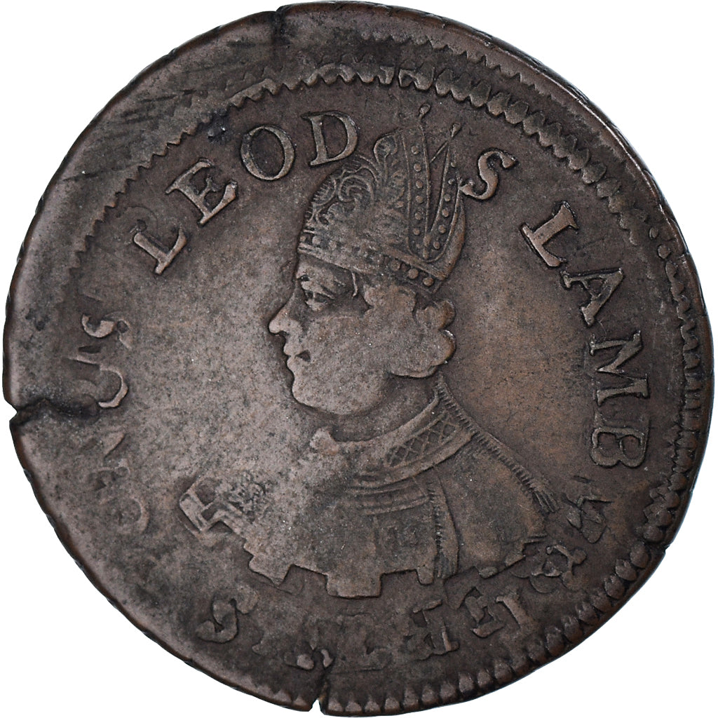 Monnaie, Liège, Principalty of Liege, Sede Vacante, Escalin, Liege, ESSAI, TB+