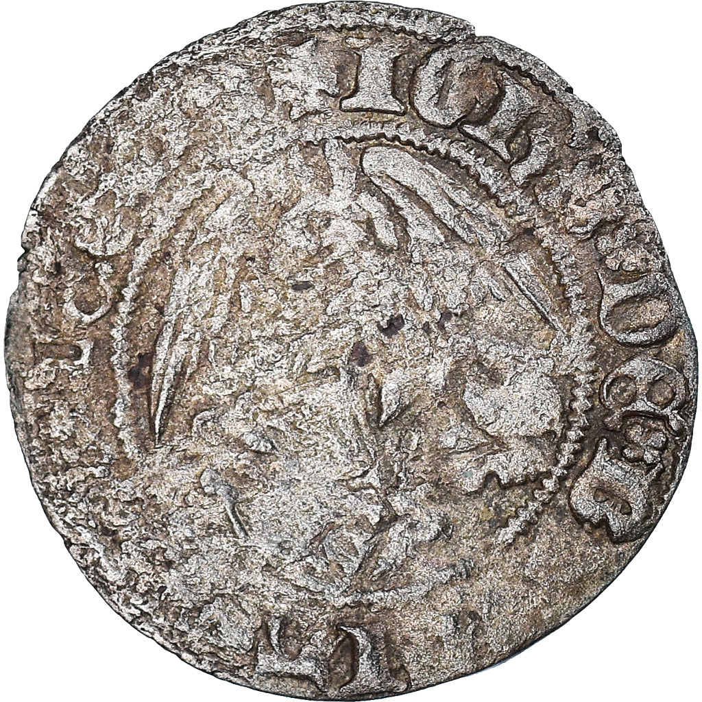 Coin, LIEGE, Principalty of Liege, Jean de Bavière, 1/2 griffon, s.d. (1389)