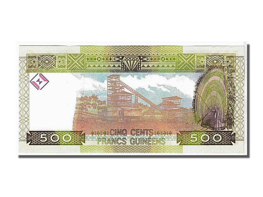 Banconote, Guinea, 500 Francs, 2006, KM:39a, FDS