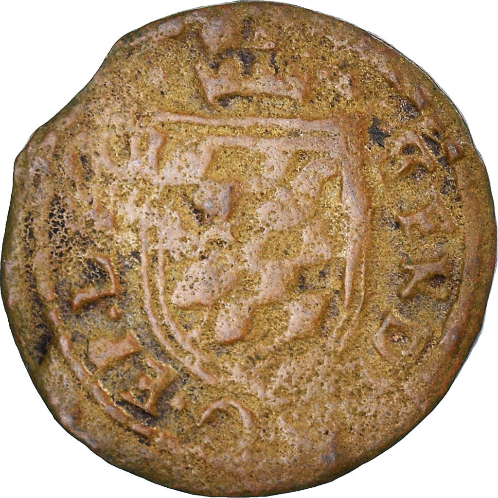 Monnaie, Liège, Principalty of Liege, Ferdinand de Bavière, 1/2 liard (12
