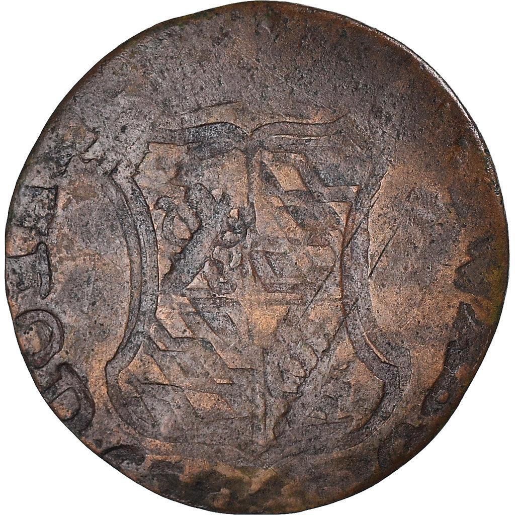 Coin, LIEGE, Liard, 1751, Liege, fausse incuse, VF(30-35), Copper