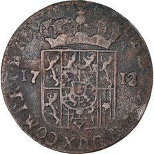 Coin, Spanish Netherlands, NAMUR, Maximilian Emmanuel of Bavaria, Liard, 1712