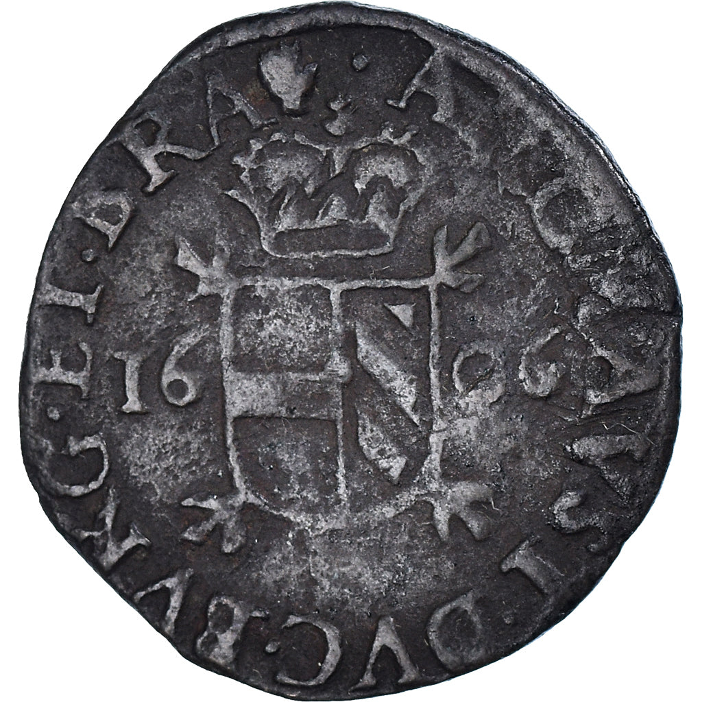 Coin, Spanish Netherlands, BRABANT, Albert & Isabella, 2 Denier, 8 Mites, 1606