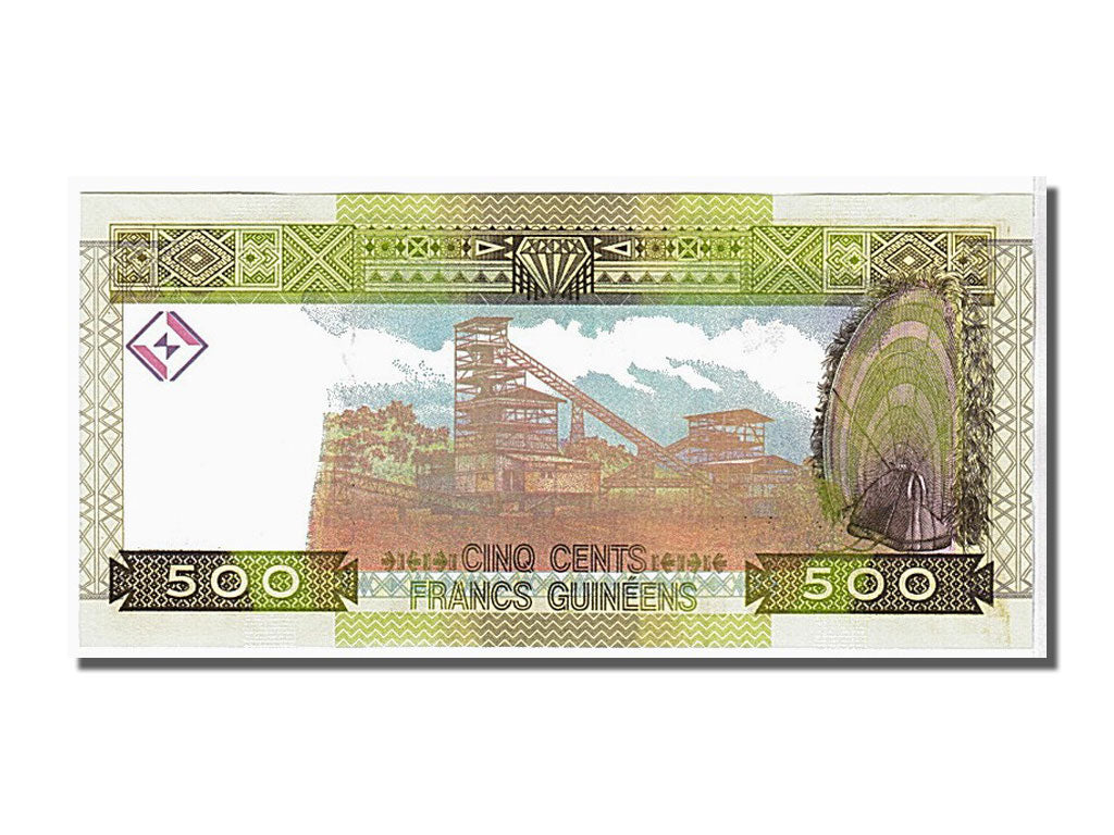 Banknote, Guinea, 500 Francs, 2006, KM:39a, UNC(65-70)