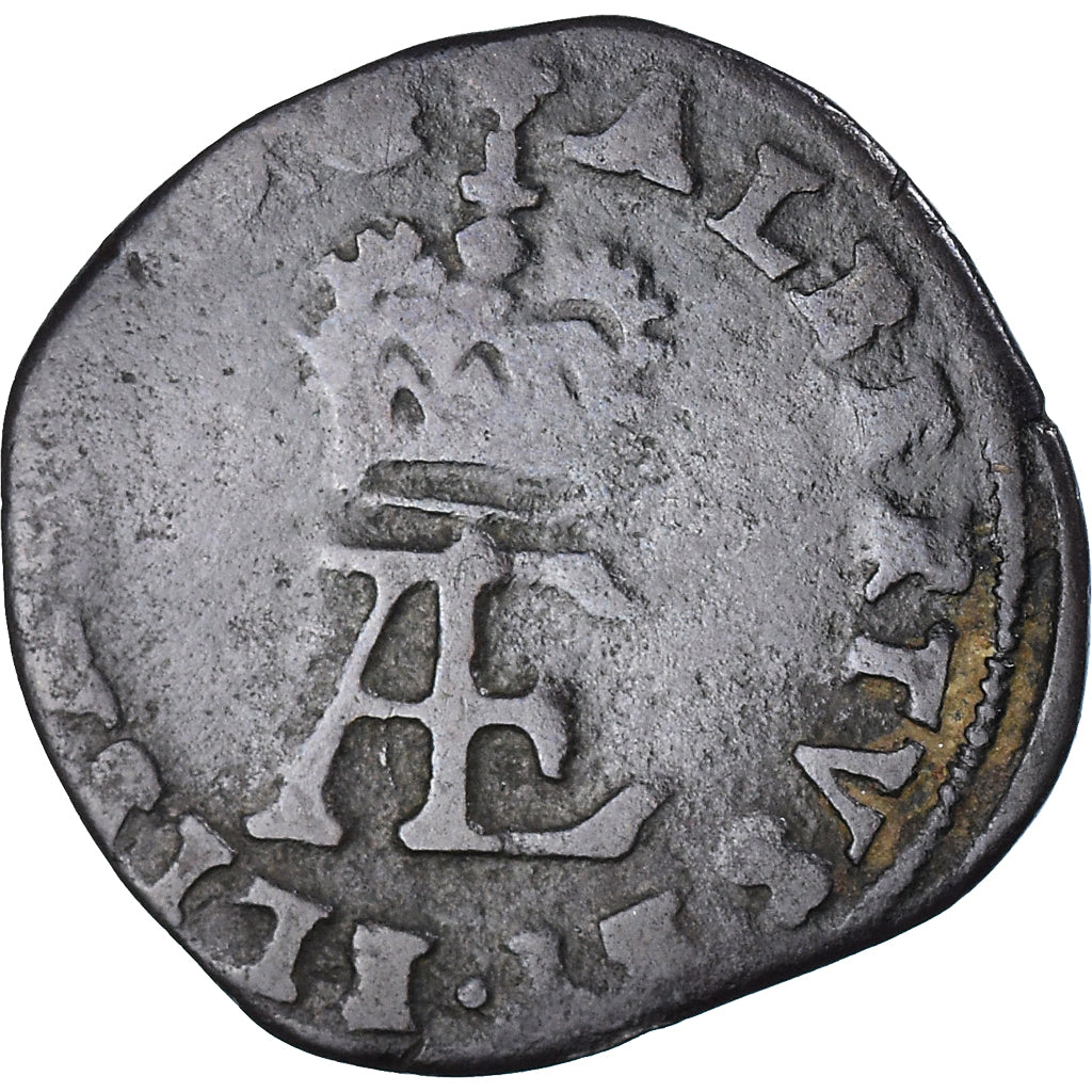 Coin, Spanish Netherlands, Flanders, Albert & Isabella, 2 Denier, 8 Mites, 1607