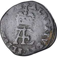 Coin, Spanish Netherlands, Flanders, Albert & Isabella, 2 Denier, 8 Mites, 1607