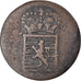 Moeda, Luxemburgo, Maria Theresa, 1/8 Sol, 1775, Brussels, VF(30-35), Cobre