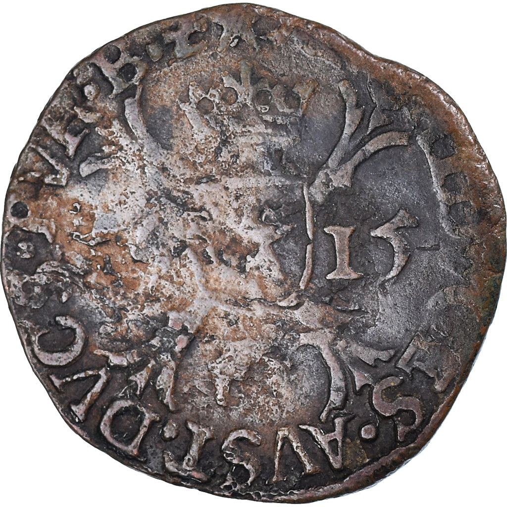 Coin, Spanish Netherlands, BRABANT, Albert & Isabella, Liard, 12 Mites, 1615