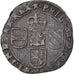 Moneda, Países Bajos españoles, TOURNAI, Philippe IV, Liard, 12 Mites, 1665