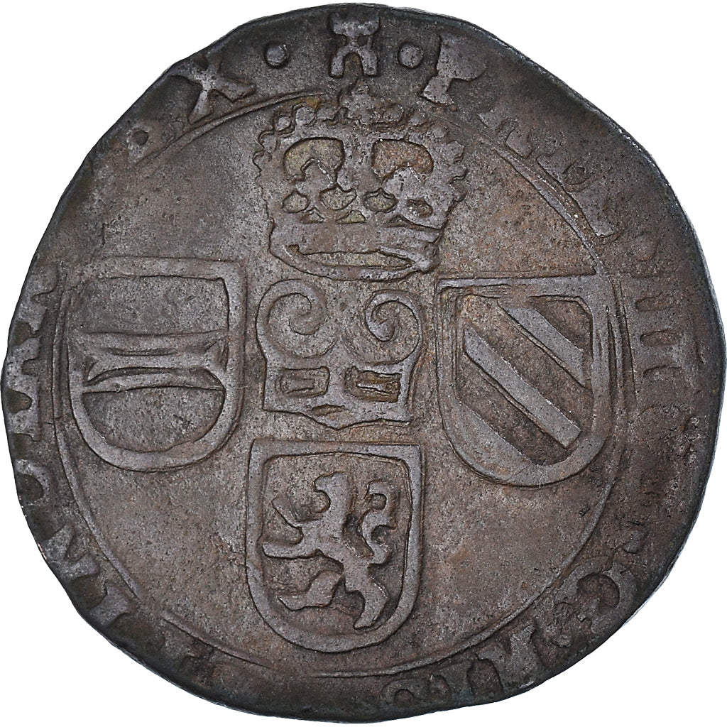 Monnaie, Pays-Bas espagnols, BRABANT, Philippe IV, Liard, 12 Mites, 1648