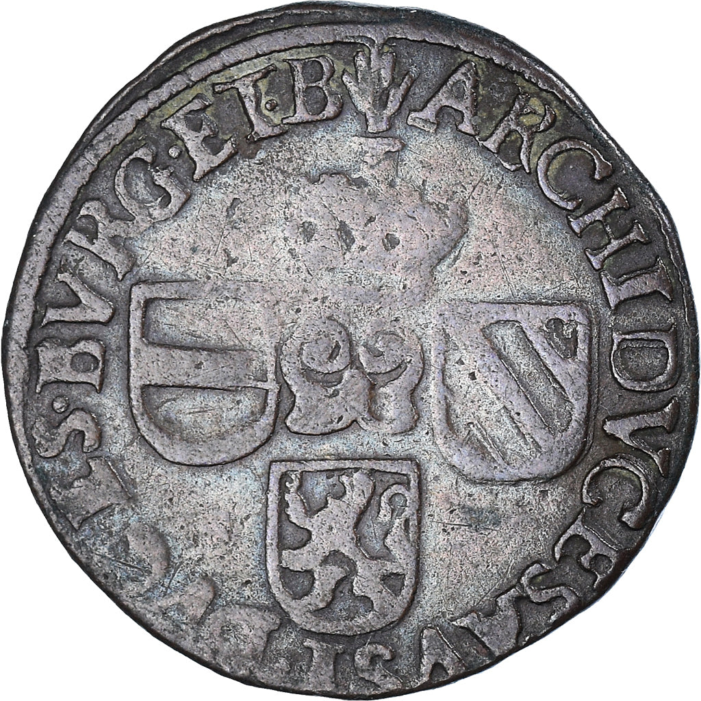 Moneda, Países Bajos españoles, BRABANT, Albert & Isabella, Liard, 12 Mites