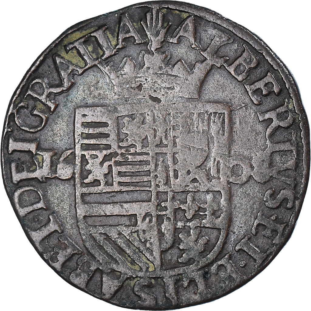 Moneda, Países Bajos españoles, BRABANT, Albert & Isabella, Liard, 12 Mites