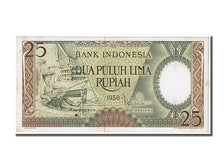 Geldschein, Indonesien, 25 Rupiah, 1958, KM:57, UNZ
