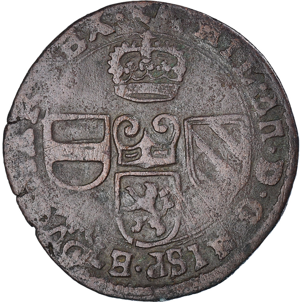 Coin, Spanish Netherlands, BRABANT, Philippe IV, Liard, 12 Mites, 1626, Antwerp