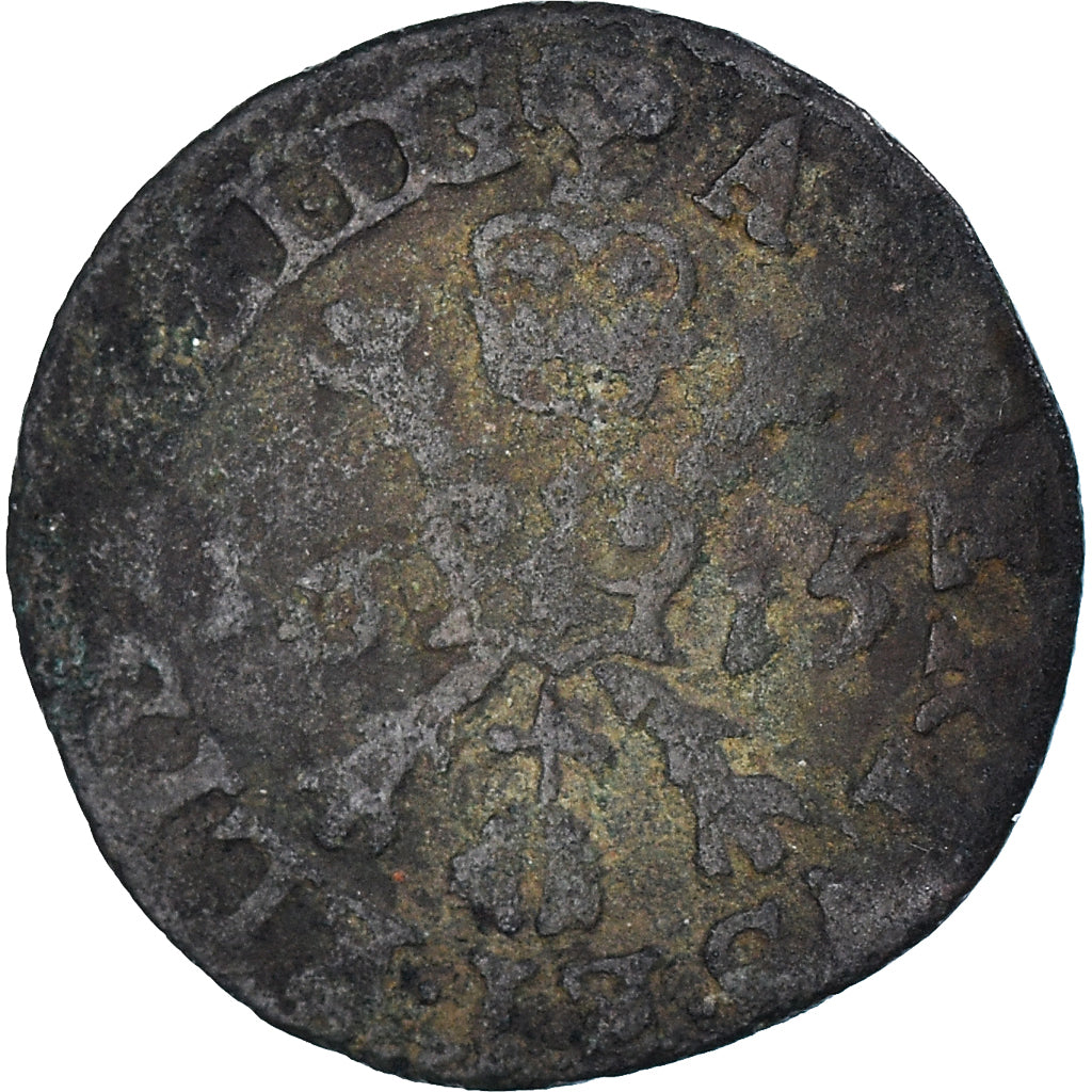 Monnaie, Pays-Bas espagnols, Albert & Isabelle, Gigot, 1615, Bruxelles, TB