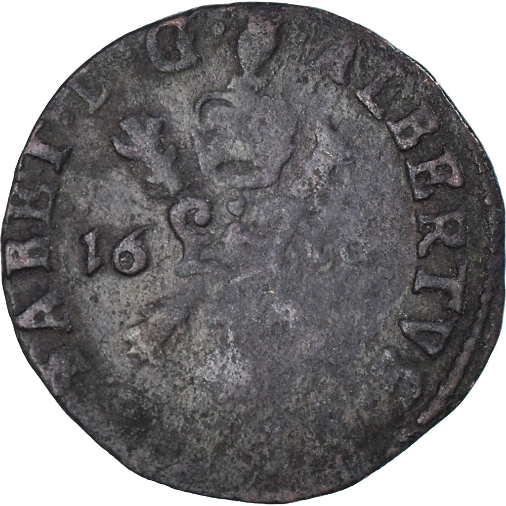Monnaie, Pays-Bas espagnols, Albert & Isabelle, Gigot, 1615, Bruxelles, TB