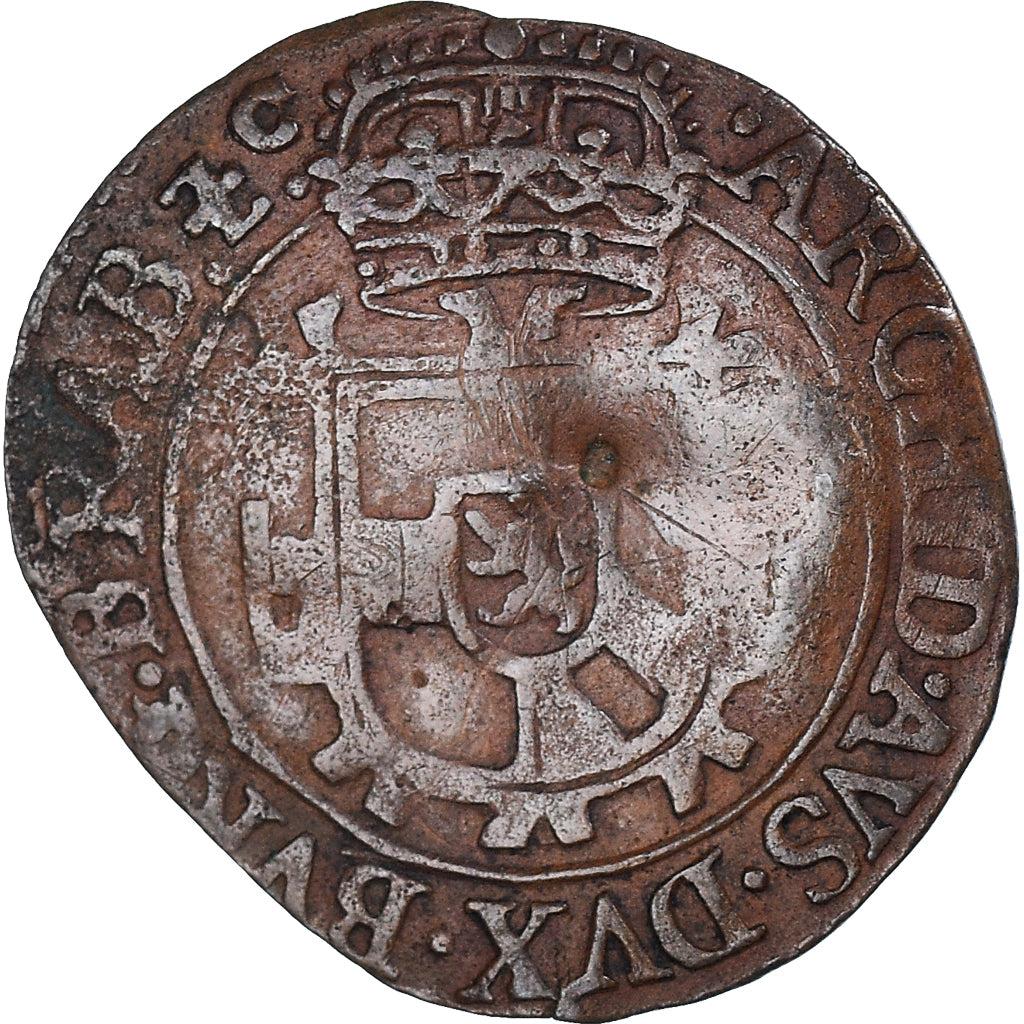Monnaie, Pays-Bas espagnols, BRABANT, Philippe IV, 1/2 Liard, 6 Mites, Gigot